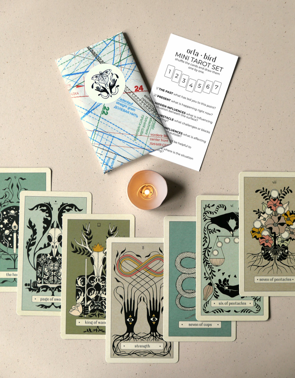mini tarot set